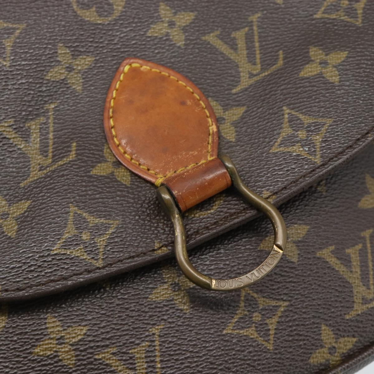 LOUIS VUITTON Monogram Saint Cloud MM Shoulder Bag M51243 LV Auth ep14822