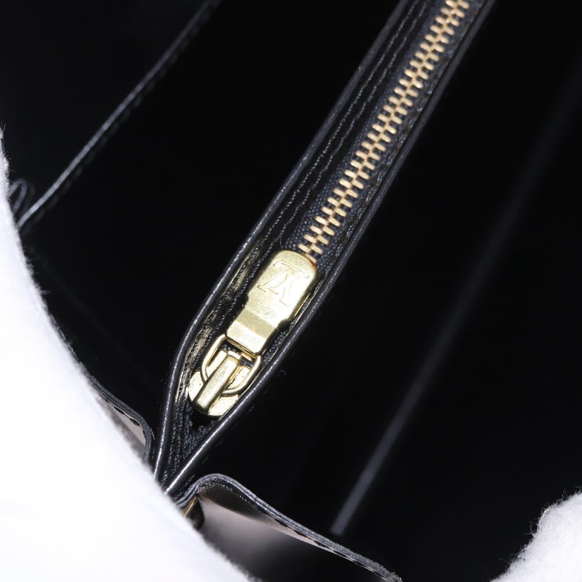 LOUIS VUITTON Epi Capuchin Shoulder Bag Black M52342 LV Auth ep14847
