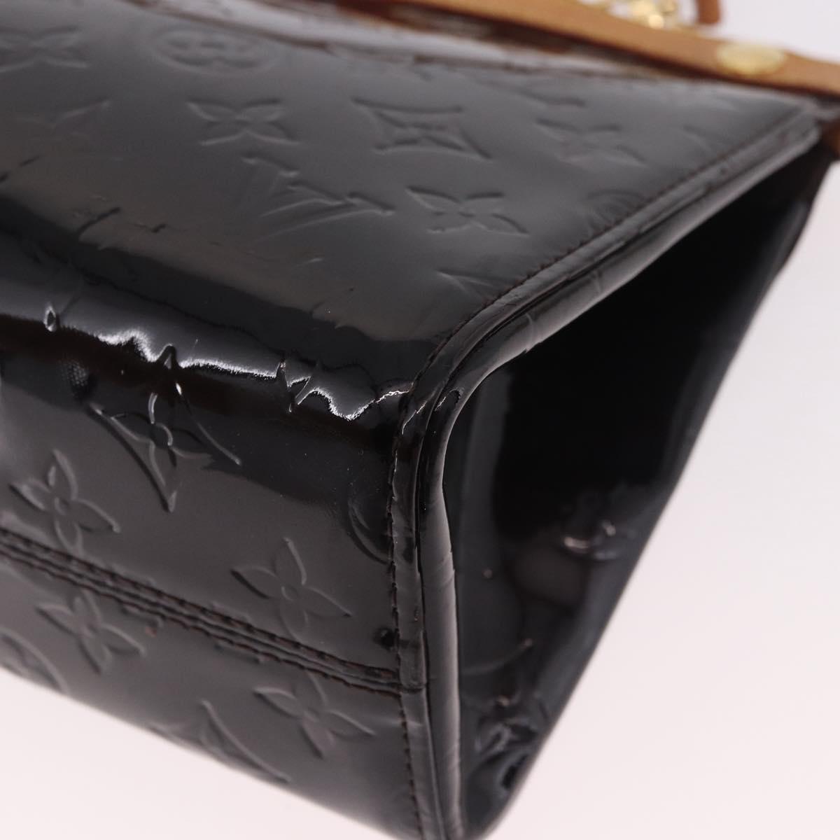 LOUIS VUITTON Vernis Roxbury Drive Hand Bag Amarante M91995 LV Auth ep14852