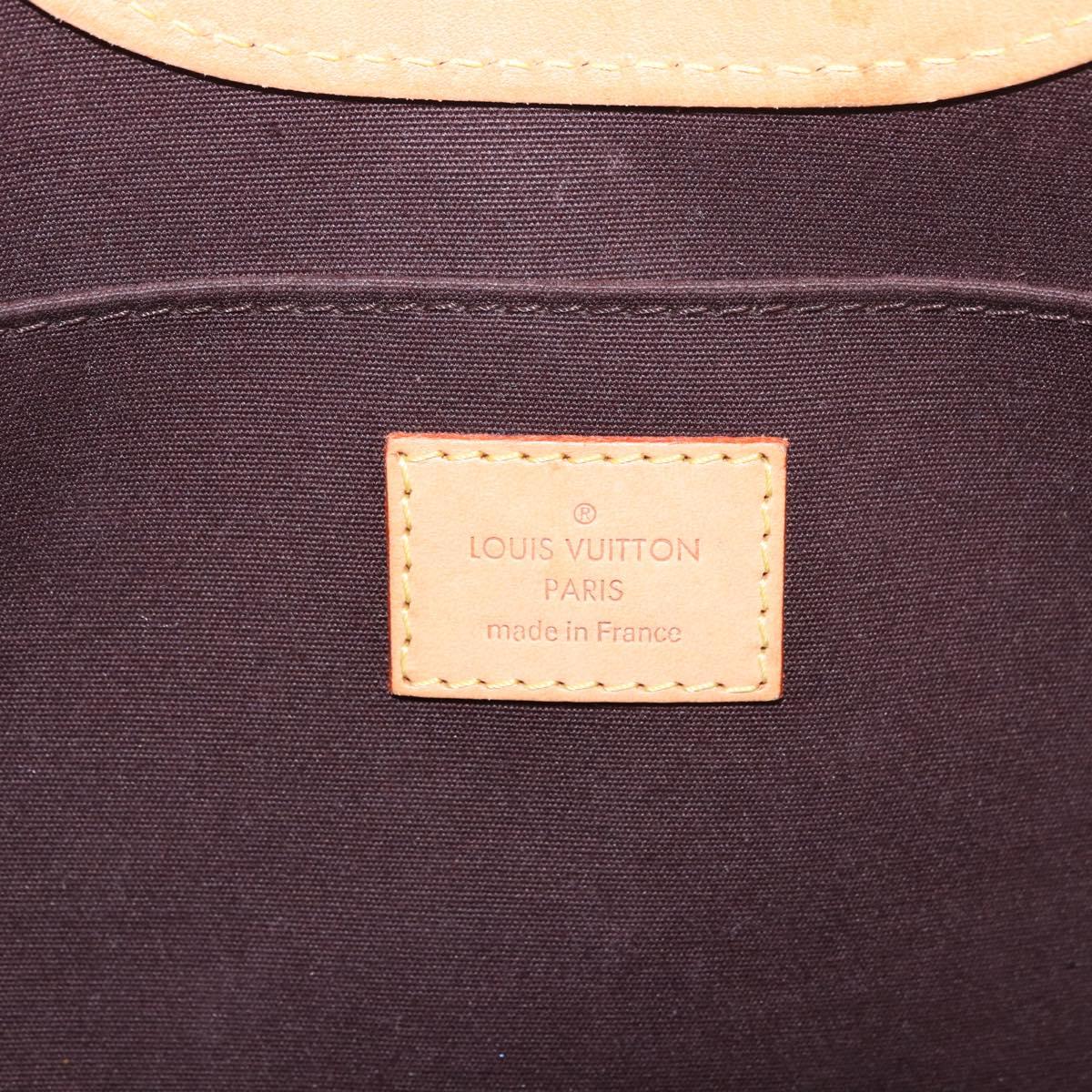 LOUIS VUITTON Vernis Roxbury Drive Hand Bag Amarante M91995 LV Auth ep14852