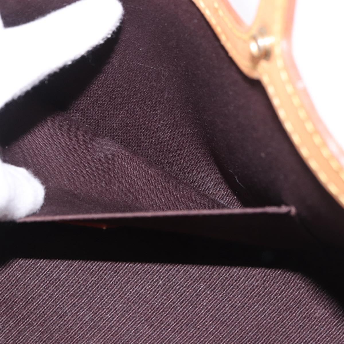 LOUIS VUITTON Vernis Roxbury Drive Hand Bag Amarante M91995 LV Auth ep14852