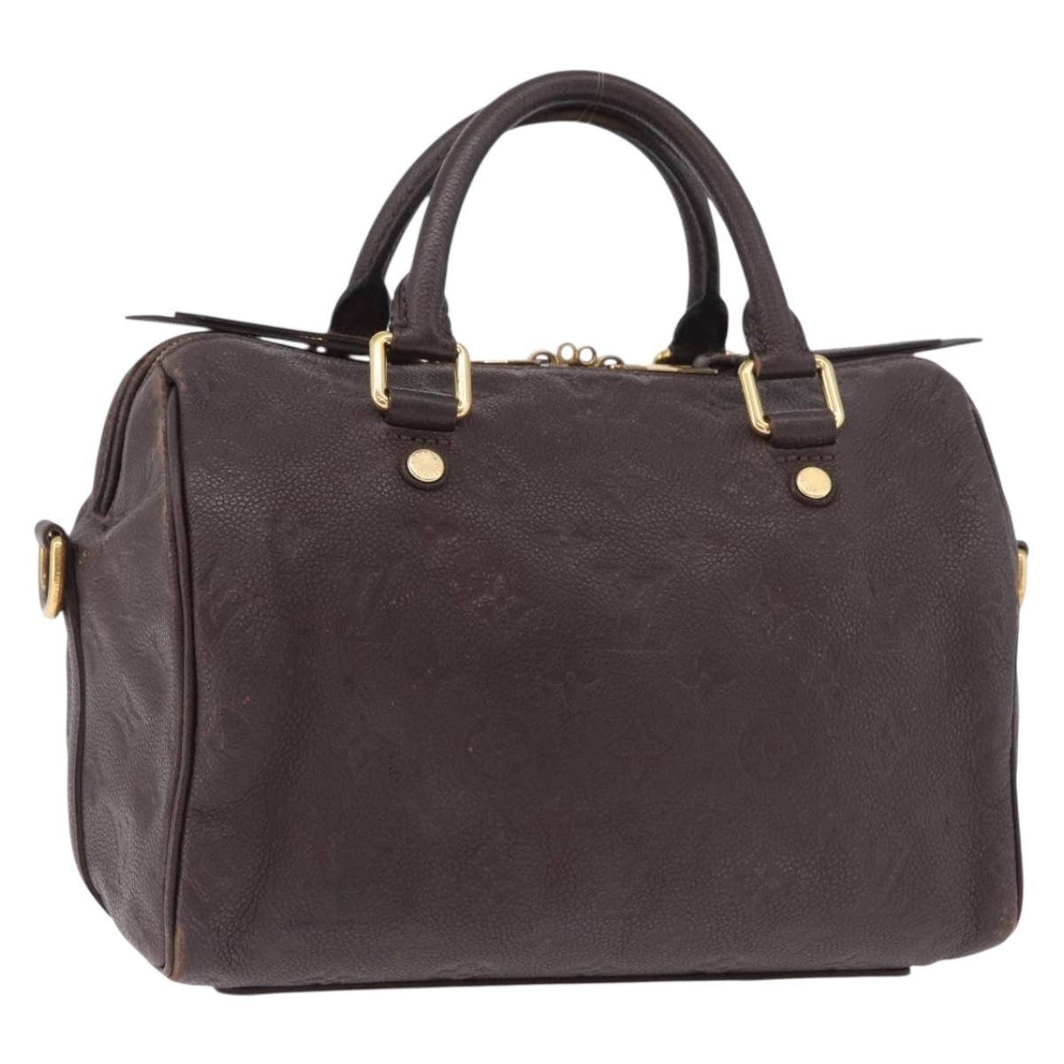 LOUIS VUITTON Empreinte Speedy Bandouliere 25 Bag 2way Tail M40761 Auth ep14854