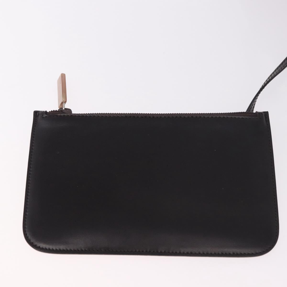 GUCCI Vinyl Hand Bag Vinyl Brown Auth ep14855