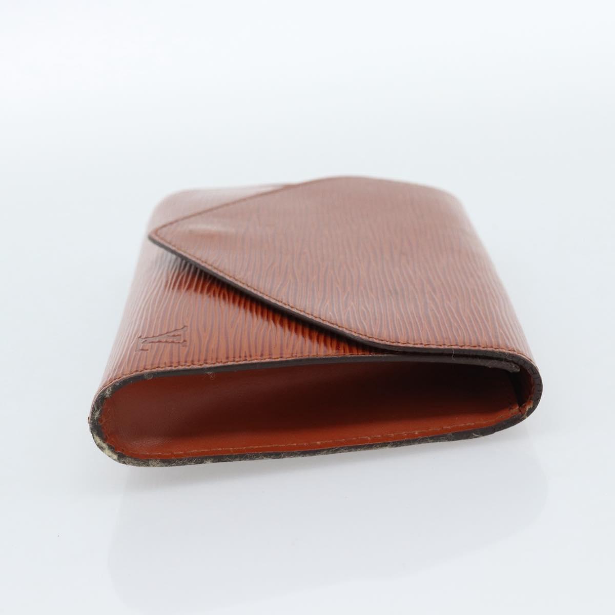 LOUIS VUITTON Epi Art Deco Clutch Bag Brown M52633 LV Auth ep14856