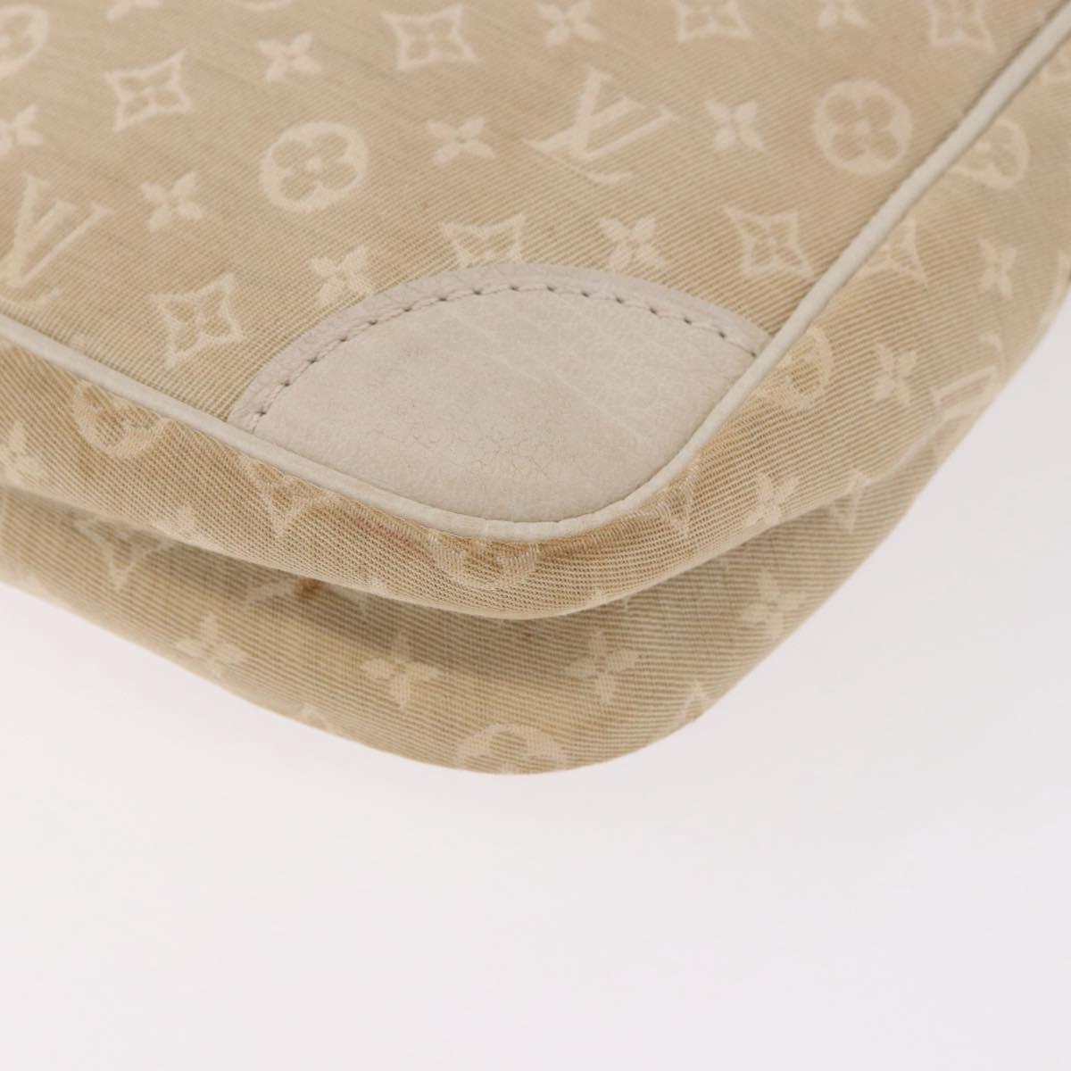 LOUIS VUITTON Monogram Mini Lin Danube Shoulder Bag Dunne M95318 LV Auth ep14858