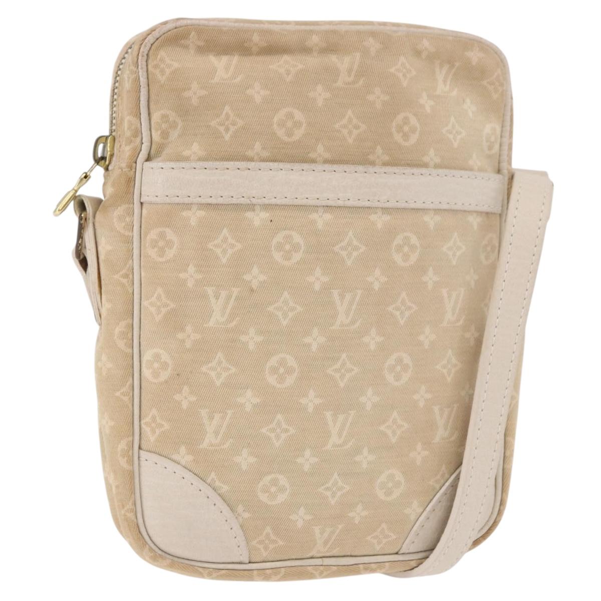 LOUIS VUITTON Monogram Mini Lin Danube Shoulder Bag Dunne M95318 LV Auth ep14858