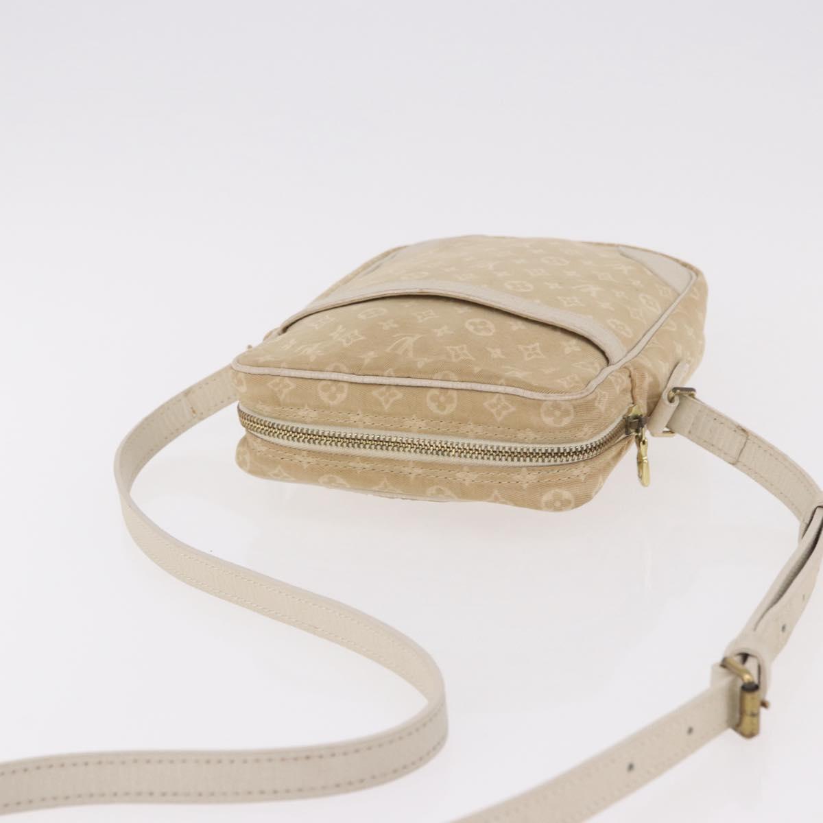 LOUIS VUITTON Monogram Mini Lin Danube Shoulder Bag Dunne M95318 LV Auth ep14858