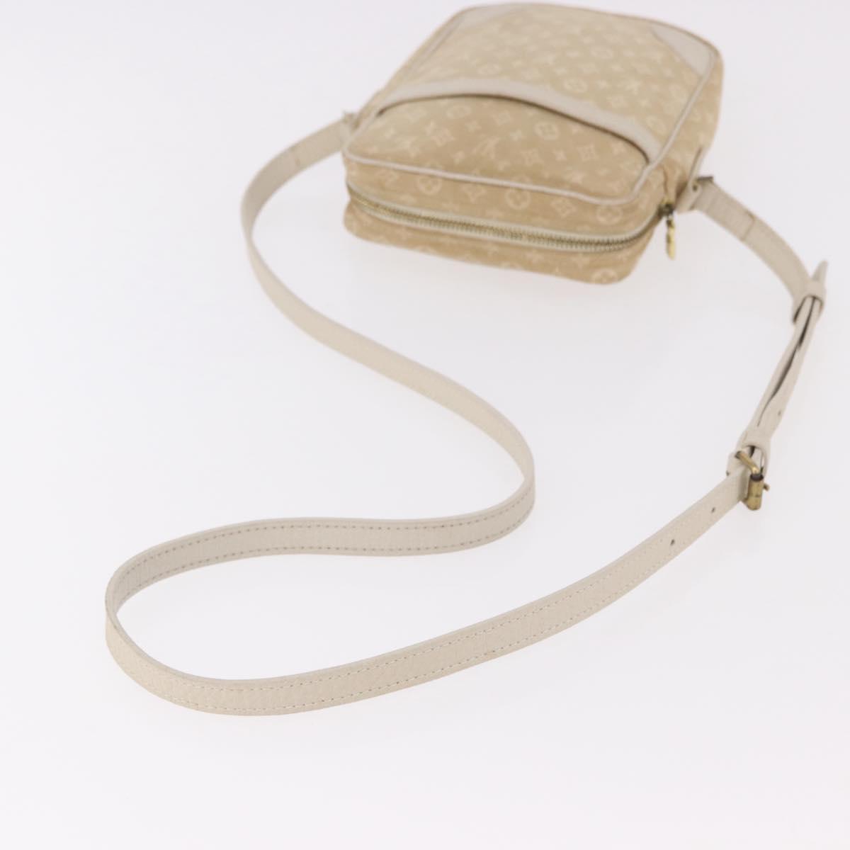 LOUIS VUITTON Monogram Mini Lin Danube Shoulder Bag Dunne M95318 LV Auth ep14858
