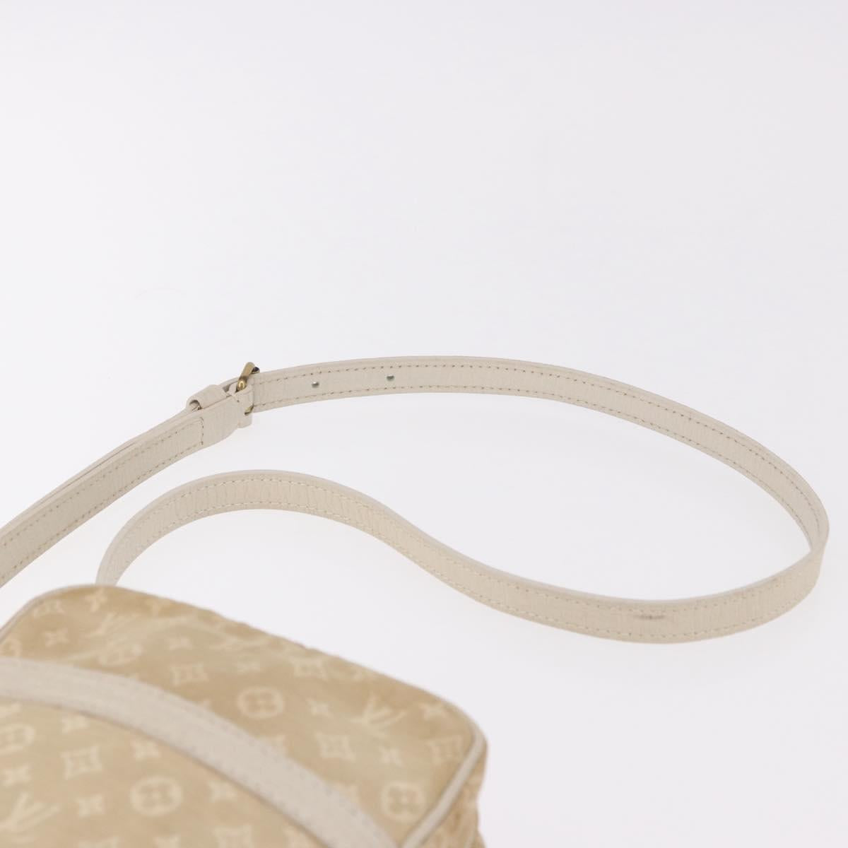 LOUIS VUITTON Monogram Mini Lin Danube Shoulder Bag Dunne M95318 LV Auth ep14858