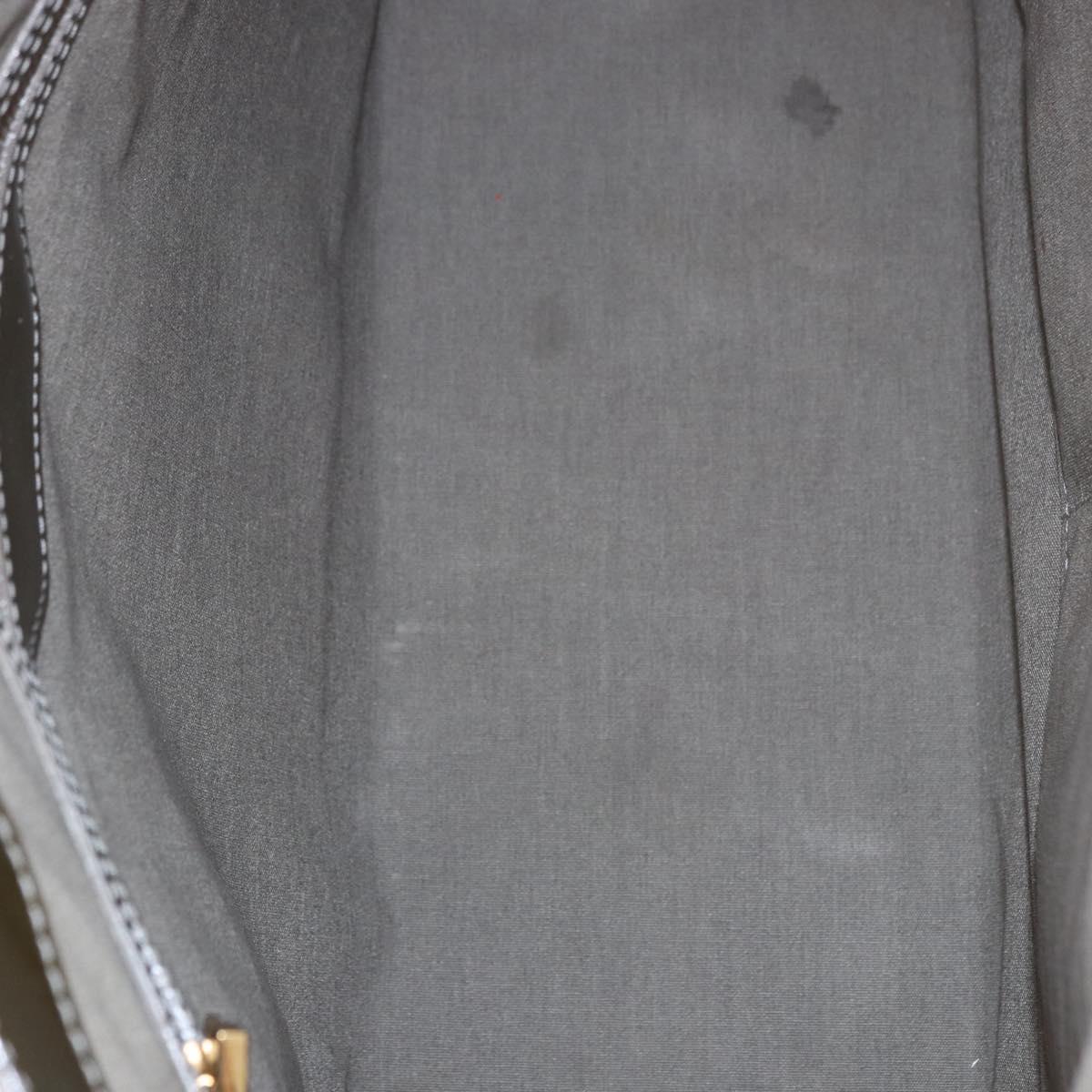 LOUIS VUITTON Monogram Vernis Wilshire GM Tote Bag Gris Art Deco LV Auth ep14862