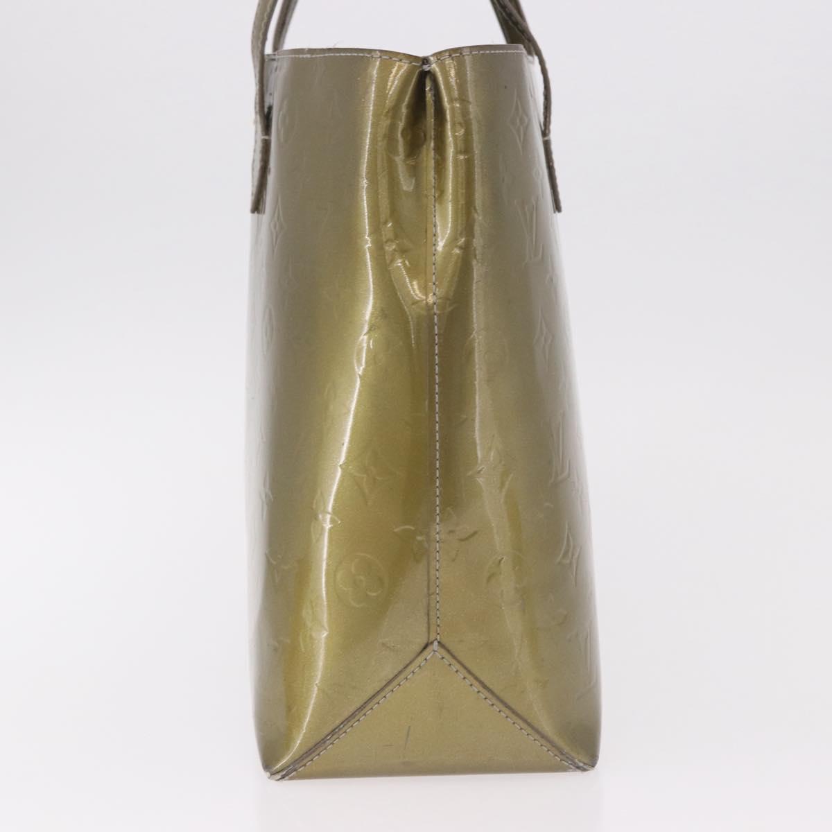 LOUIS VUITTON Monogram Vernis Wilshire GM Tote Bag Gris Art Deco LV Auth ep14862