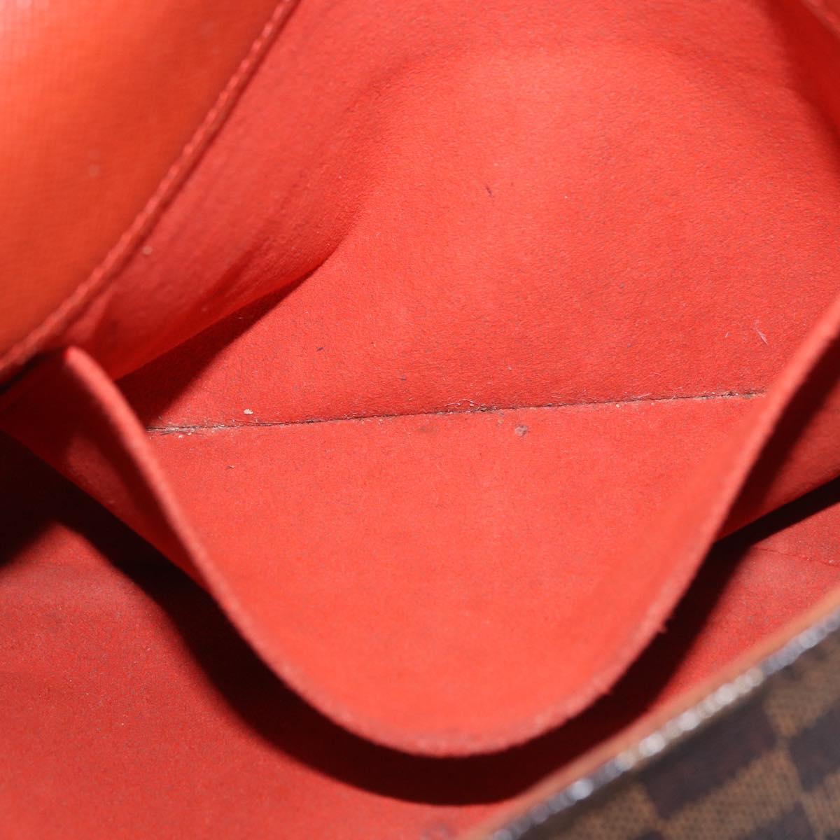LOUIS VUITTON Damier Ebene Musette Tango Shoulder Bag N51301 LV Auth ep14865