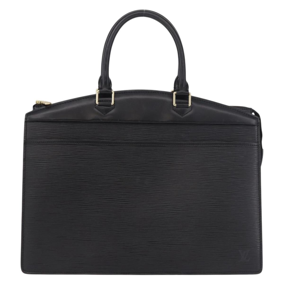 LOUIS VUITTON Epi Riviera Hand Bag Black M48182 LV Auth ep14869