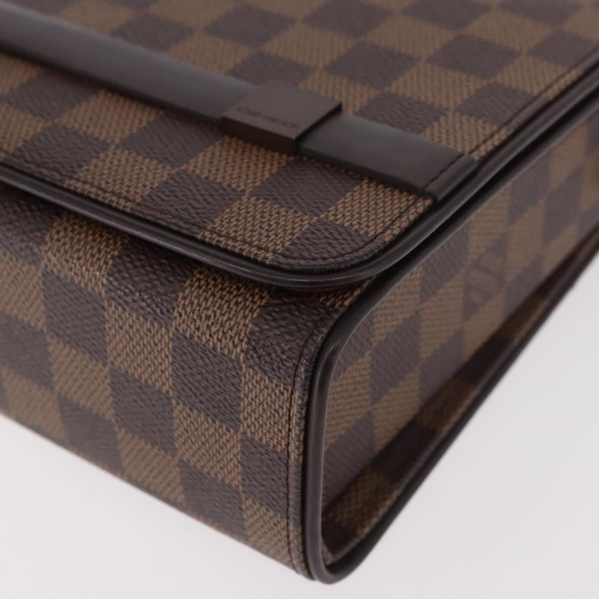 LOUIS VUITTON Damier Ebene Tribeca Ron Shoulder Bag N51160 LV Auth ep14870V