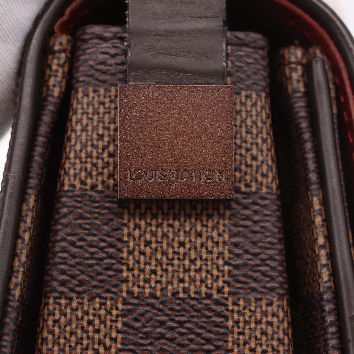 LOUIS VUITTON Damier Ebene Tribeca Ron Shoulder Bag N51160 LV Auth ep14870V