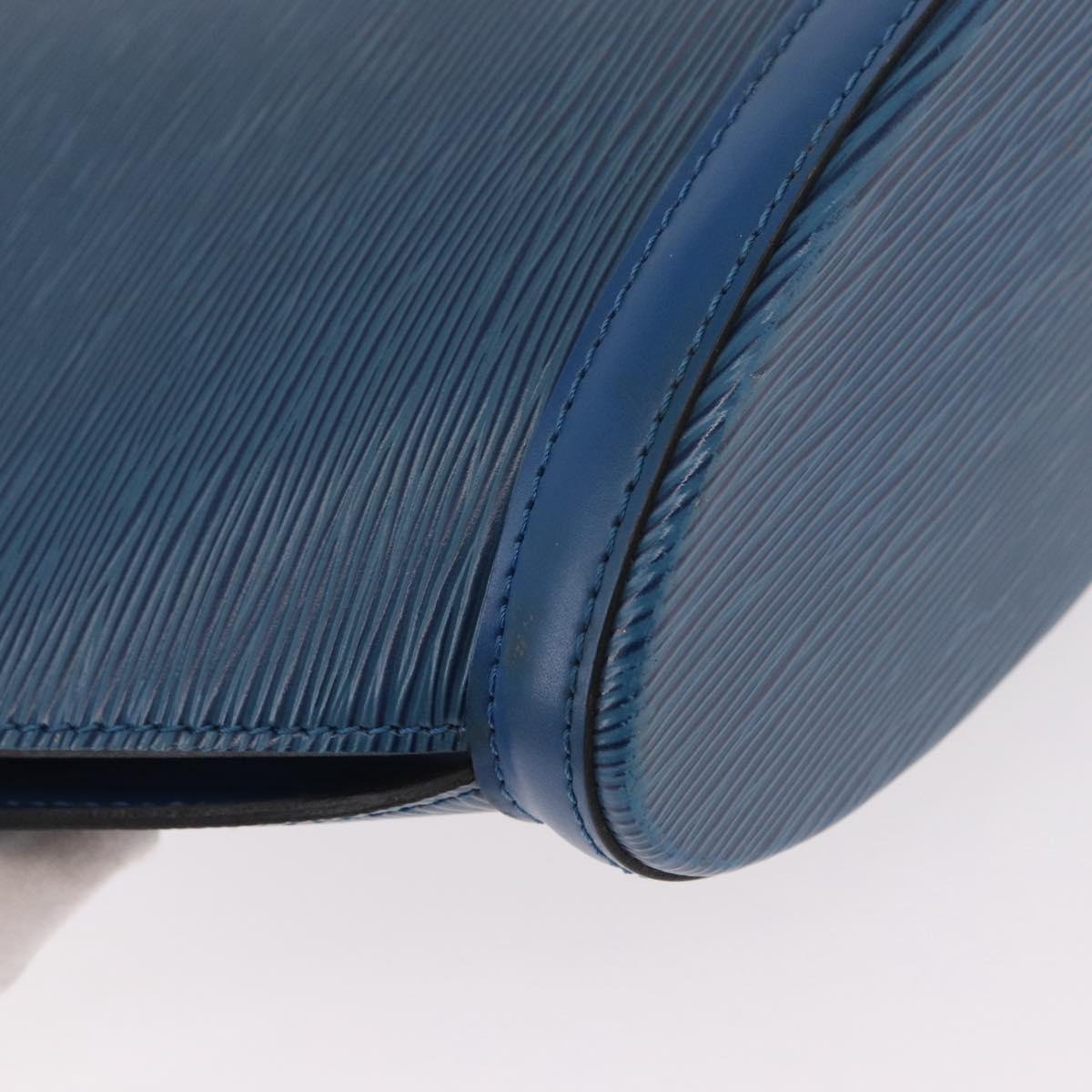 LOUIS VUITTON Epi Saint Jacques Shoulder Bag Blue M52275 LV Auth ep14878