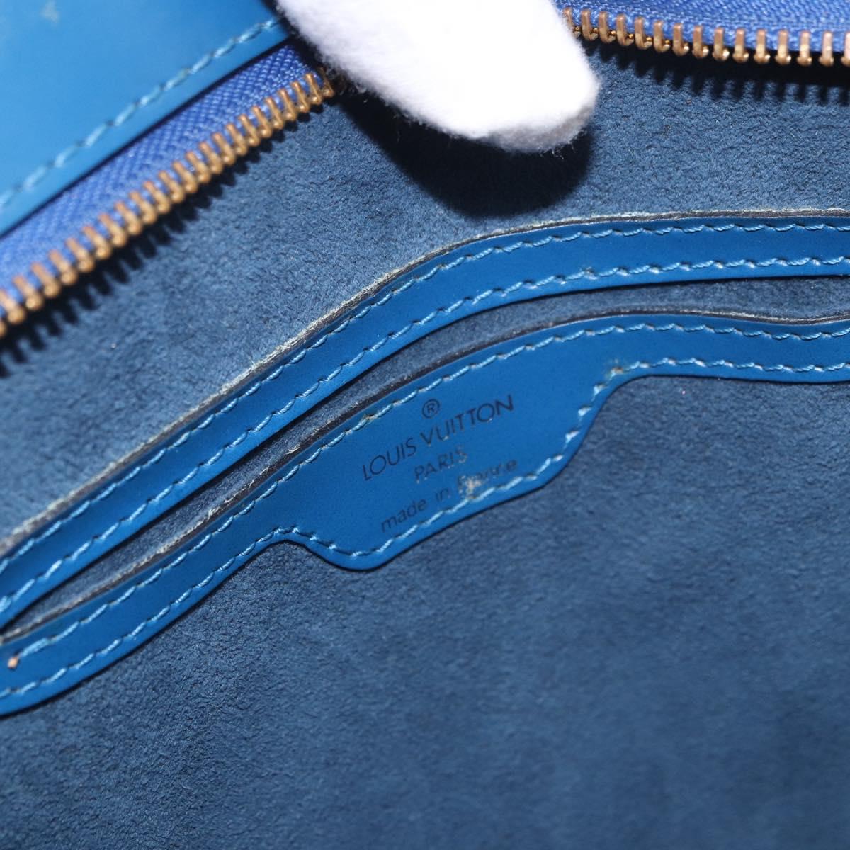 LOUIS VUITTON Epi Saint Jacques Shoulder Bag Blue M52275 LV Auth ep14878