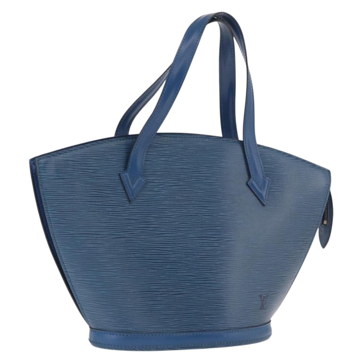 LOUIS VUITTON Epi Saint Jacques Shoulder Bag Blue M52275 LV Auth ep14878