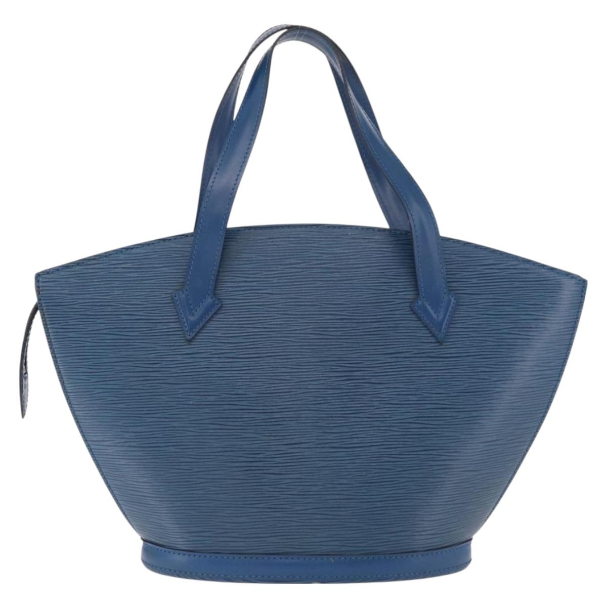 LOUIS VUITTON Epi Saint Jacques Shoulder Bag Blue M52275 LV Auth ep14878