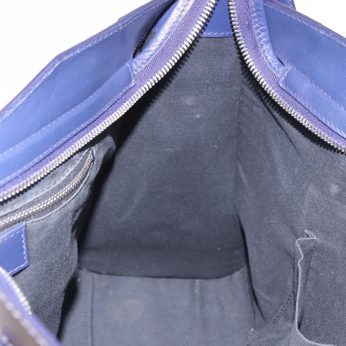 BALENCIAGA The Giant City Bag Leather Outlet 2way Navy 281770 Auth ep14879SAM