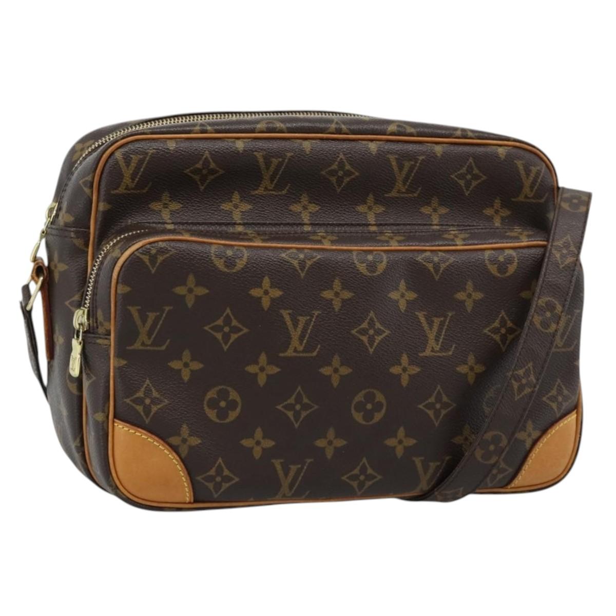 LOUIS VUITTON Monogram Nile Shoulder Bag M45244 LV Auth ep14881V