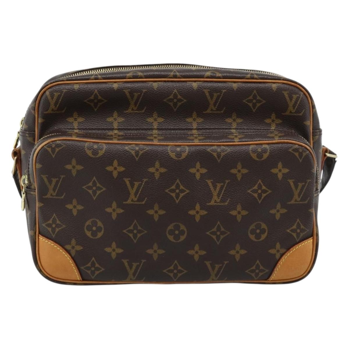 LOUIS VUITTON Monogram Nile Shoulder Bag M45244 LV Auth ep14881V