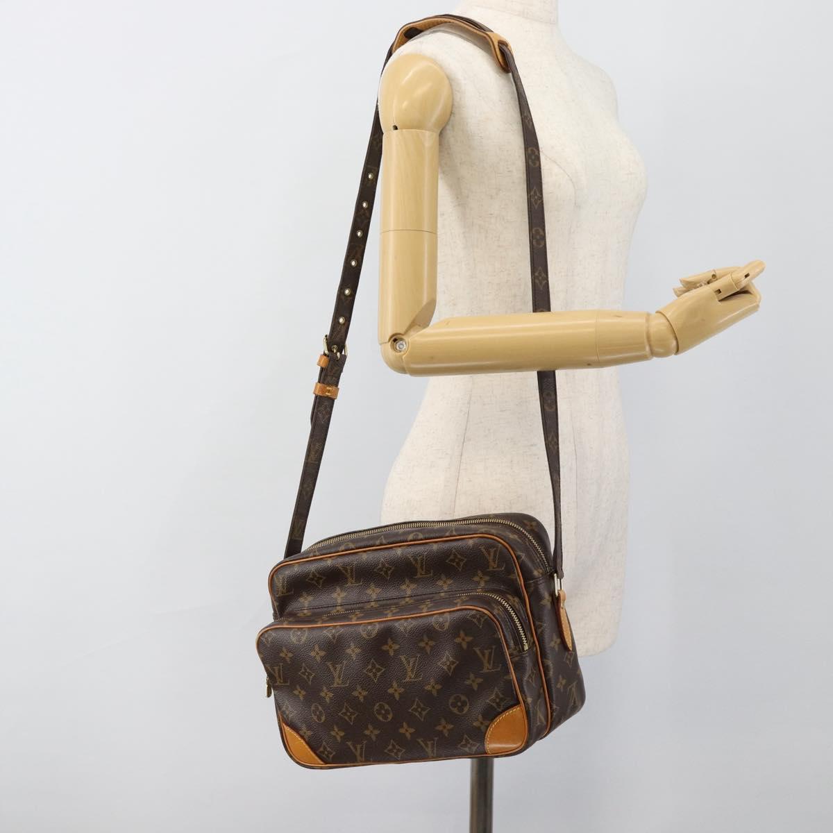 LOUIS VUITTON Monogram Nile Shoulder Bag M45244 LV Auth ep14881V