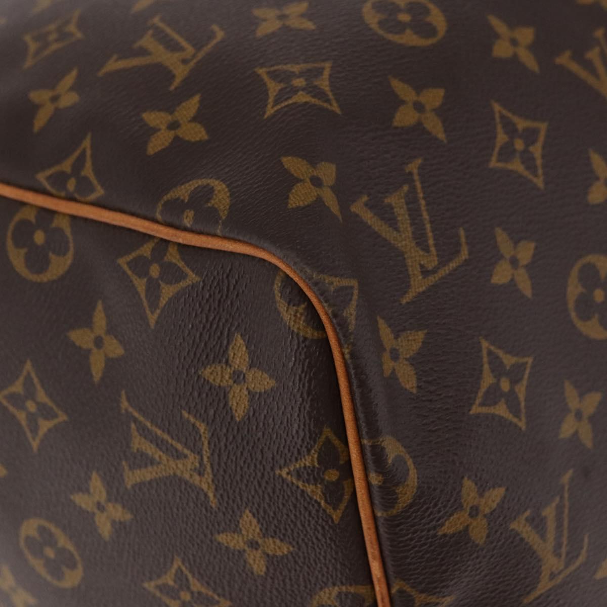 LOUIS VUITTON Monogram Keepall 55 Boston Bag M41424 LV Auth ep14882