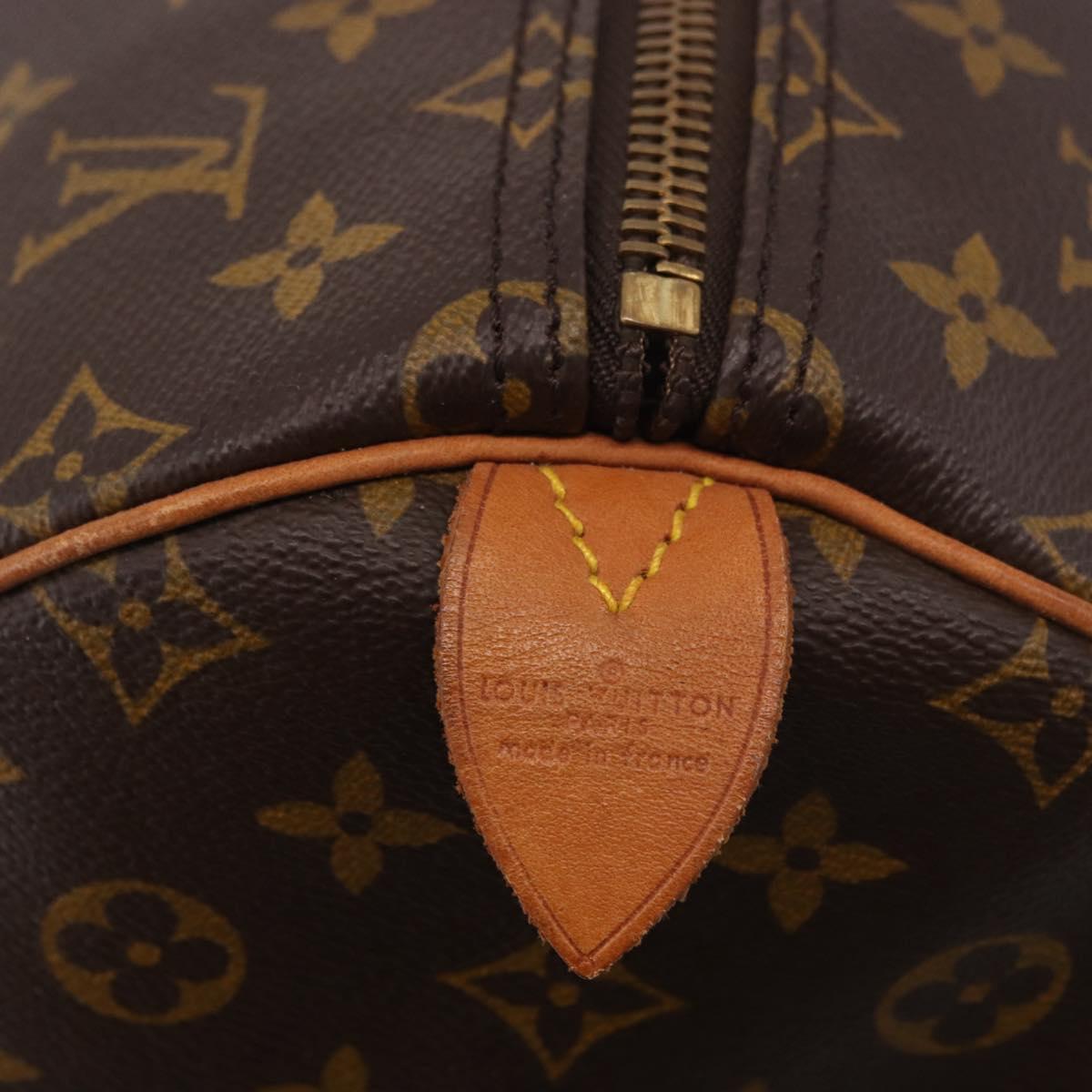 LOUIS VUITTON Monogram Keepall 55 Boston Bag M41424 LV Auth ep14882