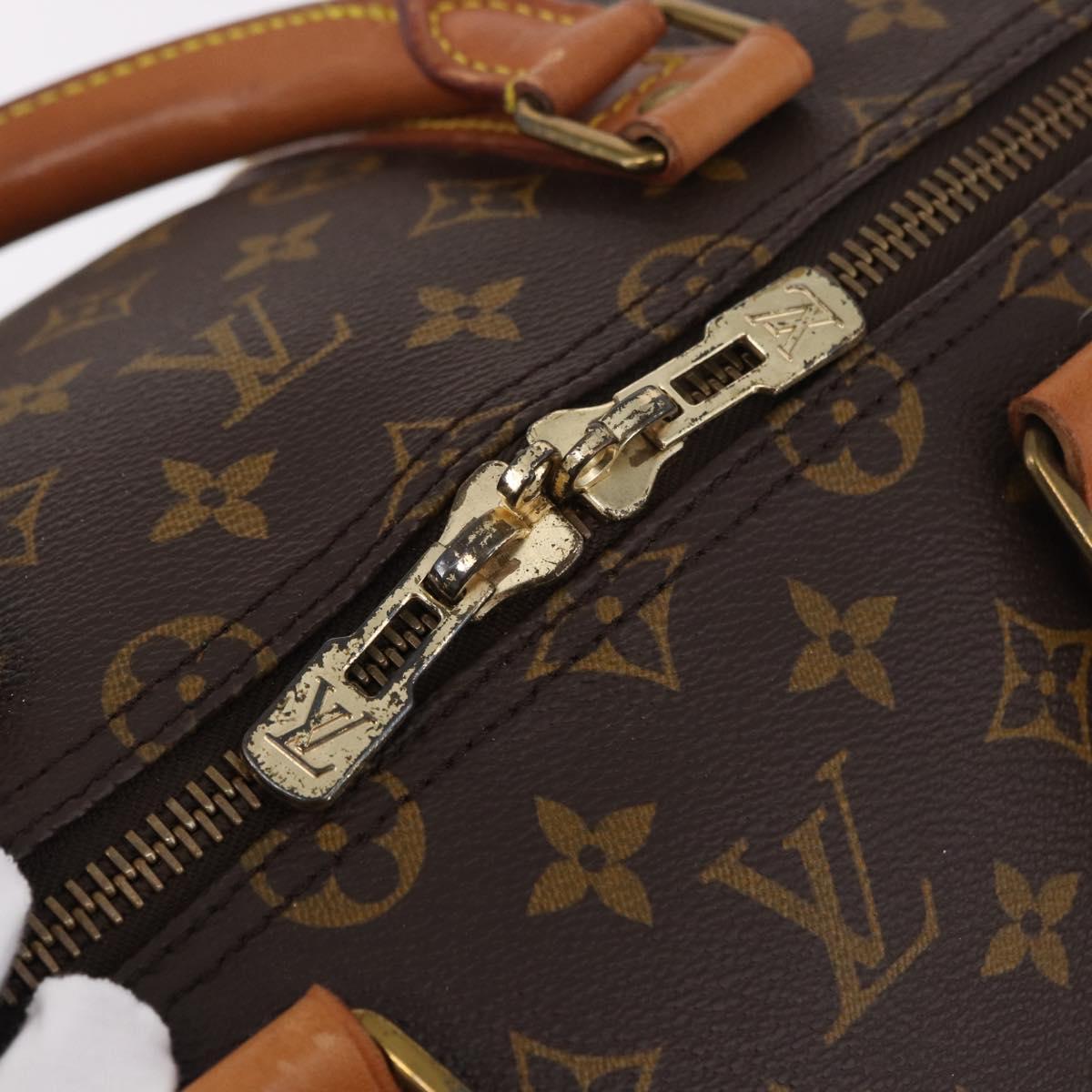 LOUIS VUITTON Monogram Keepall 55 Boston Bag M41424 LV Auth ep14882