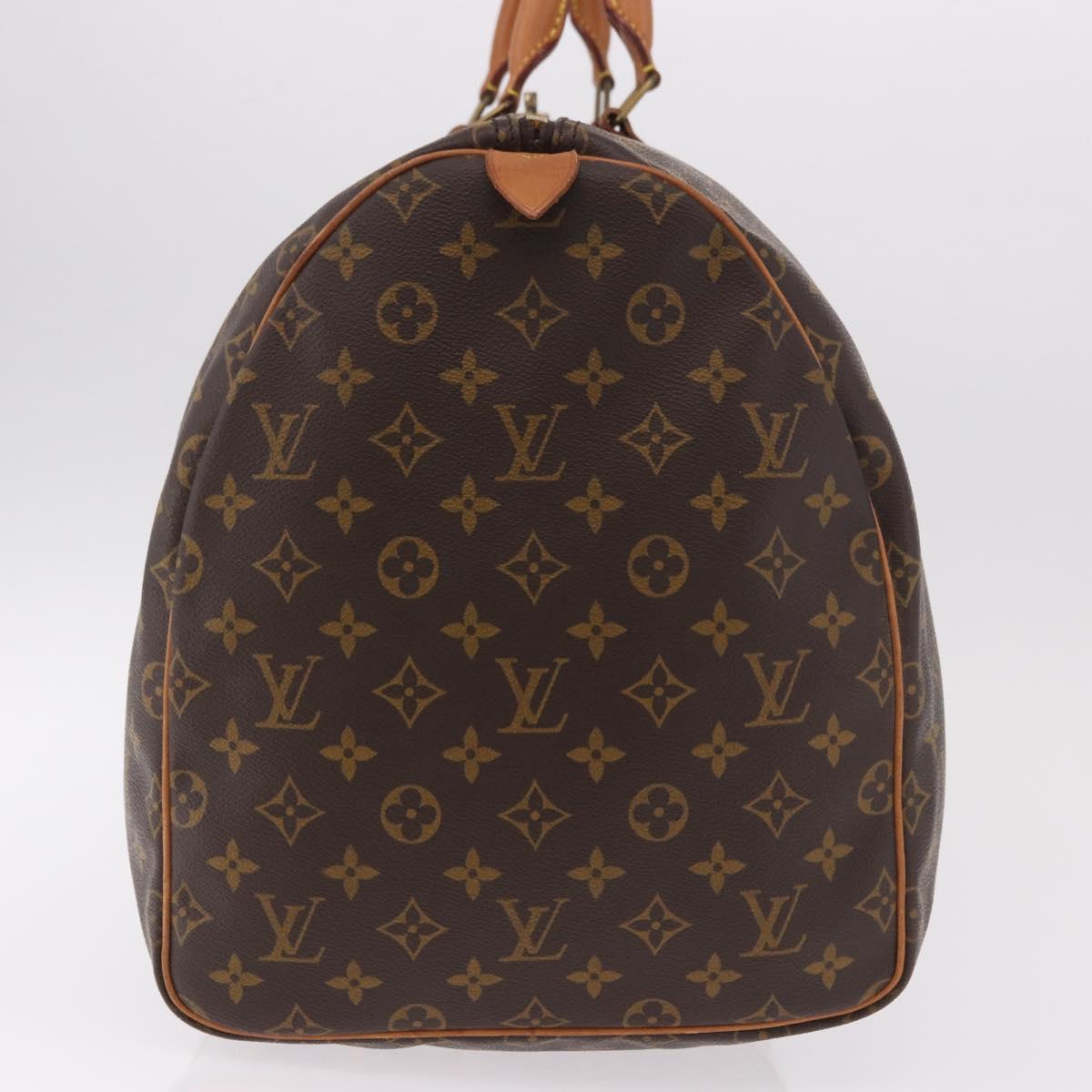 LOUIS VUITTON Monogram Keepall 55 Boston Bag M41424 LV Auth ep14882