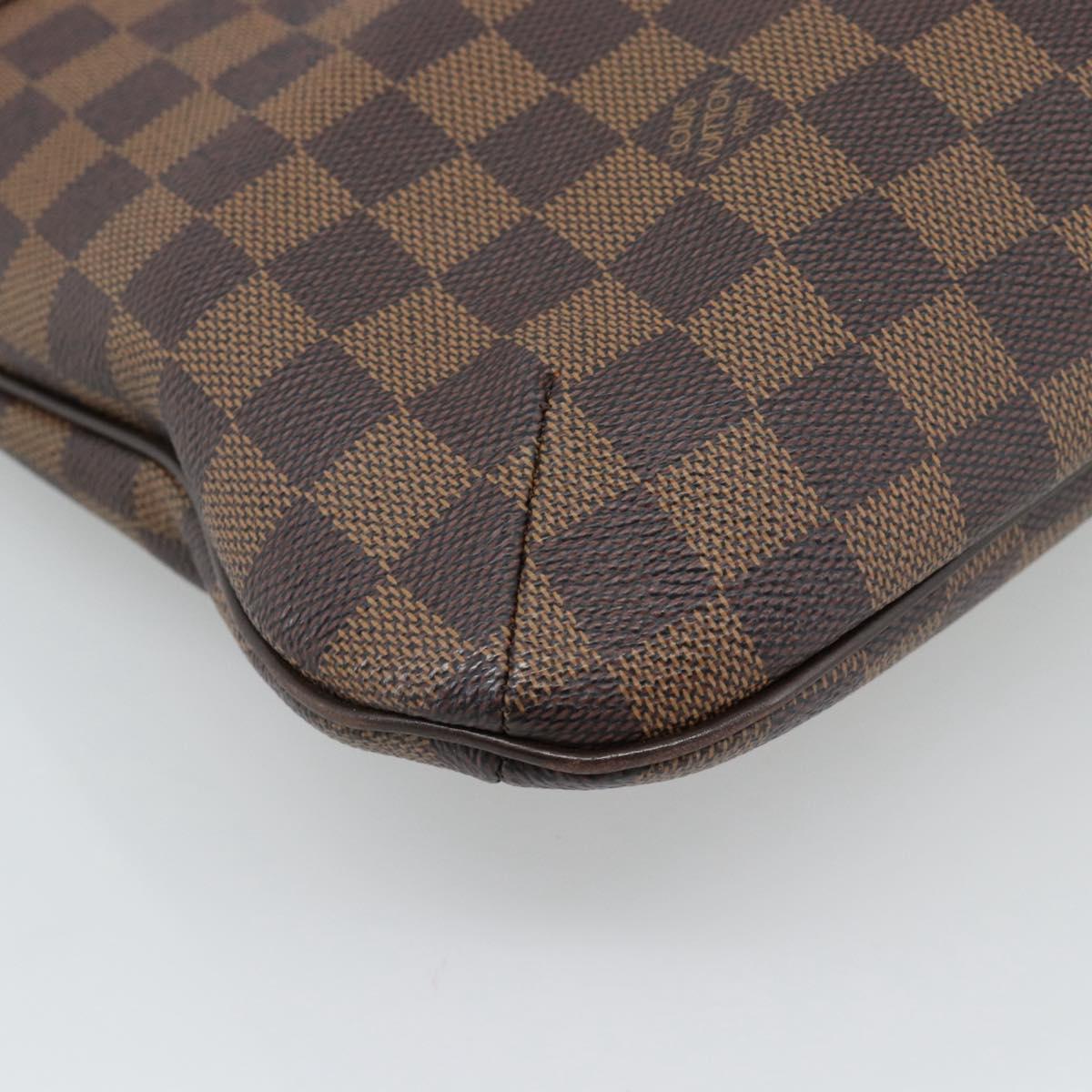 LOUIS VUITTON Damier Ebene Bloomsbury PM Shoulder Bag N42251 LV Auth ep14889V