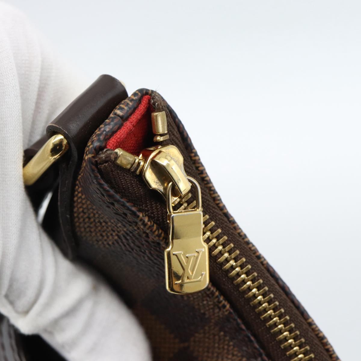 LOUIS VUITTON Damier Ebene Bloomsbury PM Shoulder Bag N42251 LV Auth ep14889V