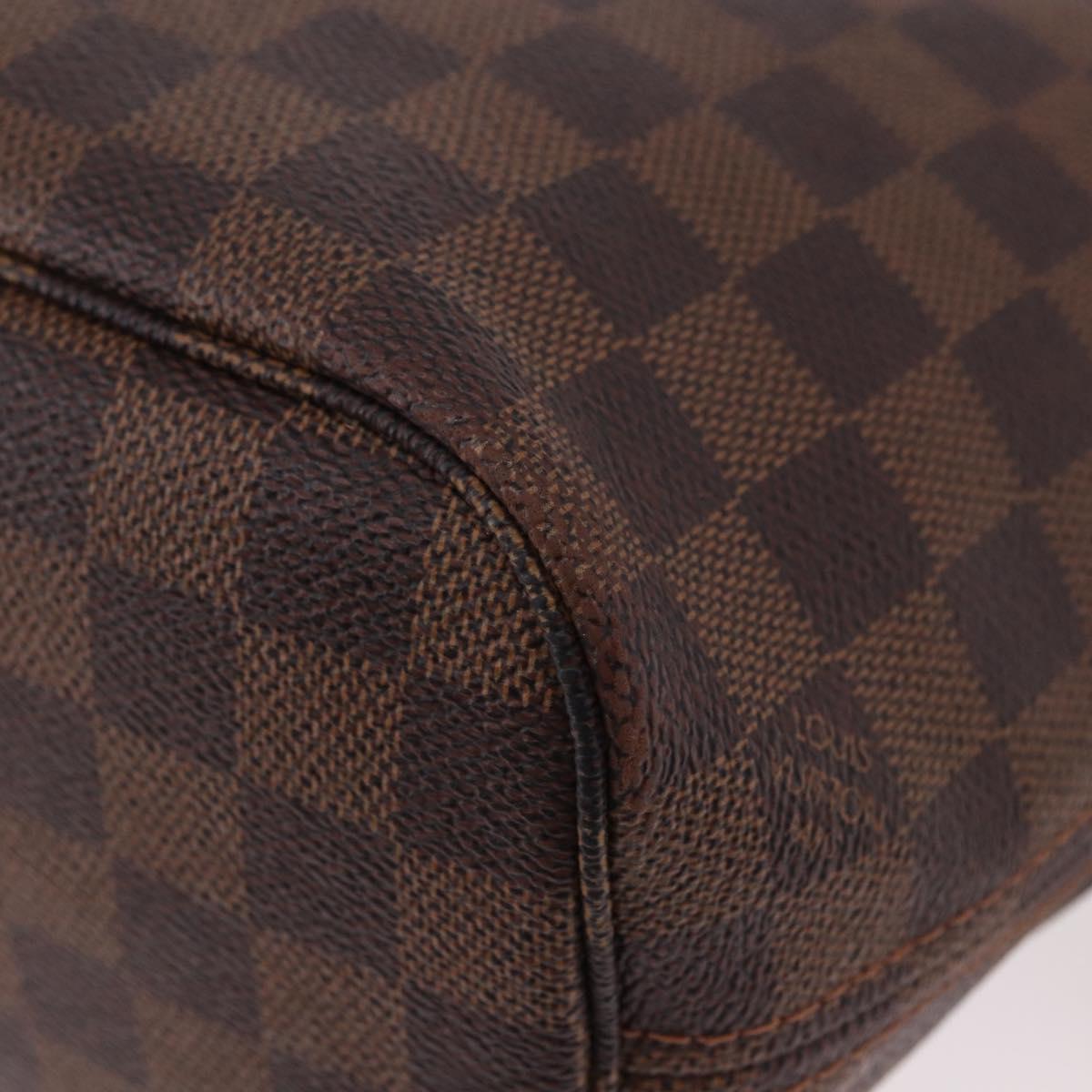 LOUIS VUITTON Damier Ebene Neverfull PM Tote Bag N51109 LV Auth ep14892A