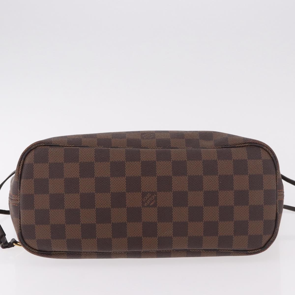 LOUIS VUITTON Damier Ebene Neverfull PM Tote Bag N51109 LV Auth ep14892A