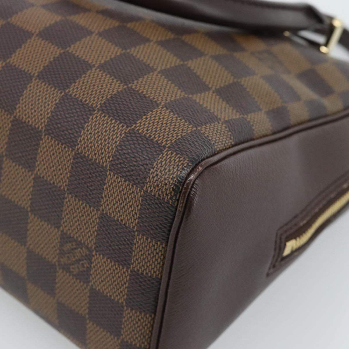 LOUIS VUITTON Damier Ebene Brera Hand Bag N51150 LV Auth ep14893A