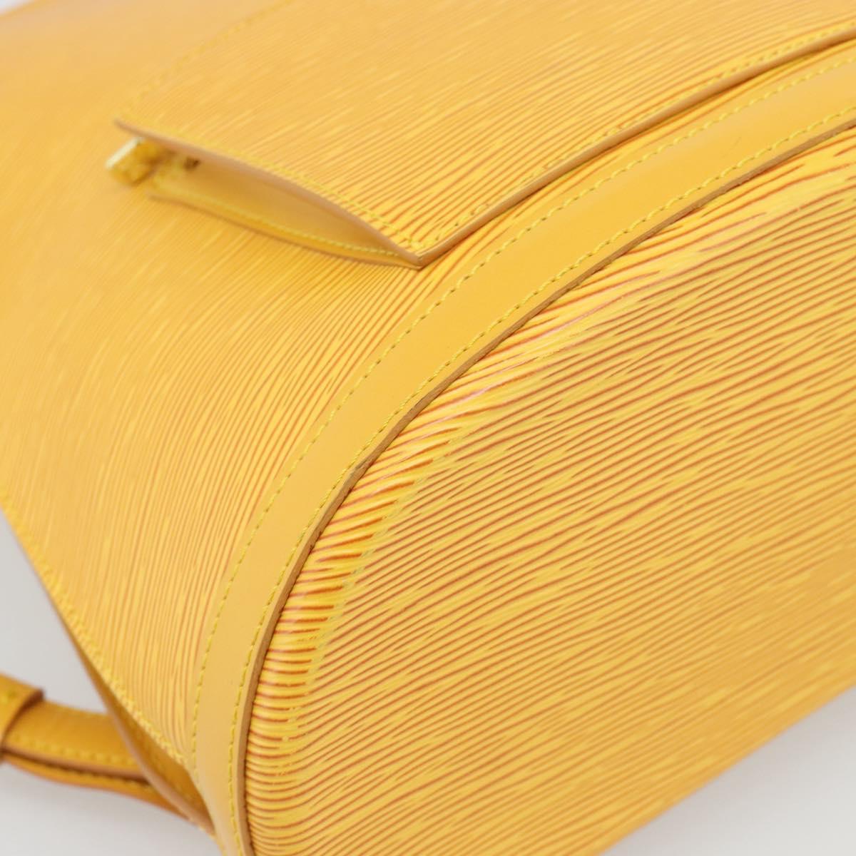 LOUIS VUITTON Epi Coblanc Shoulder Bag Yellow M52293 LV Auth ep14894