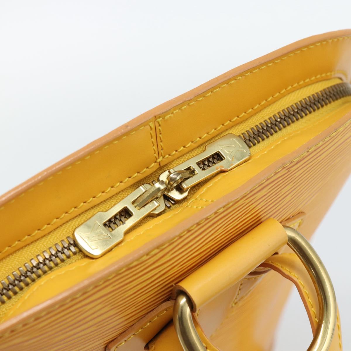 LOUIS VUITTON Epi Coblanc Shoulder Bag Yellow M52293 LV Auth ep14894