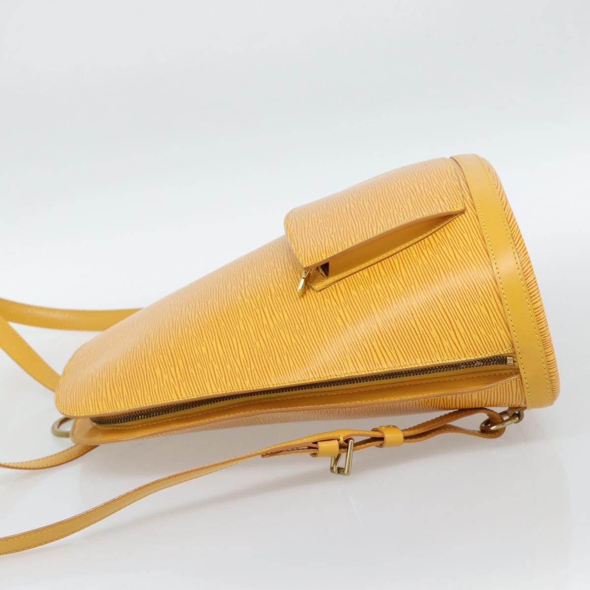 LOUIS VUITTON Epi Coblanc Shoulder Bag Yellow M52293 LV Auth ep14894