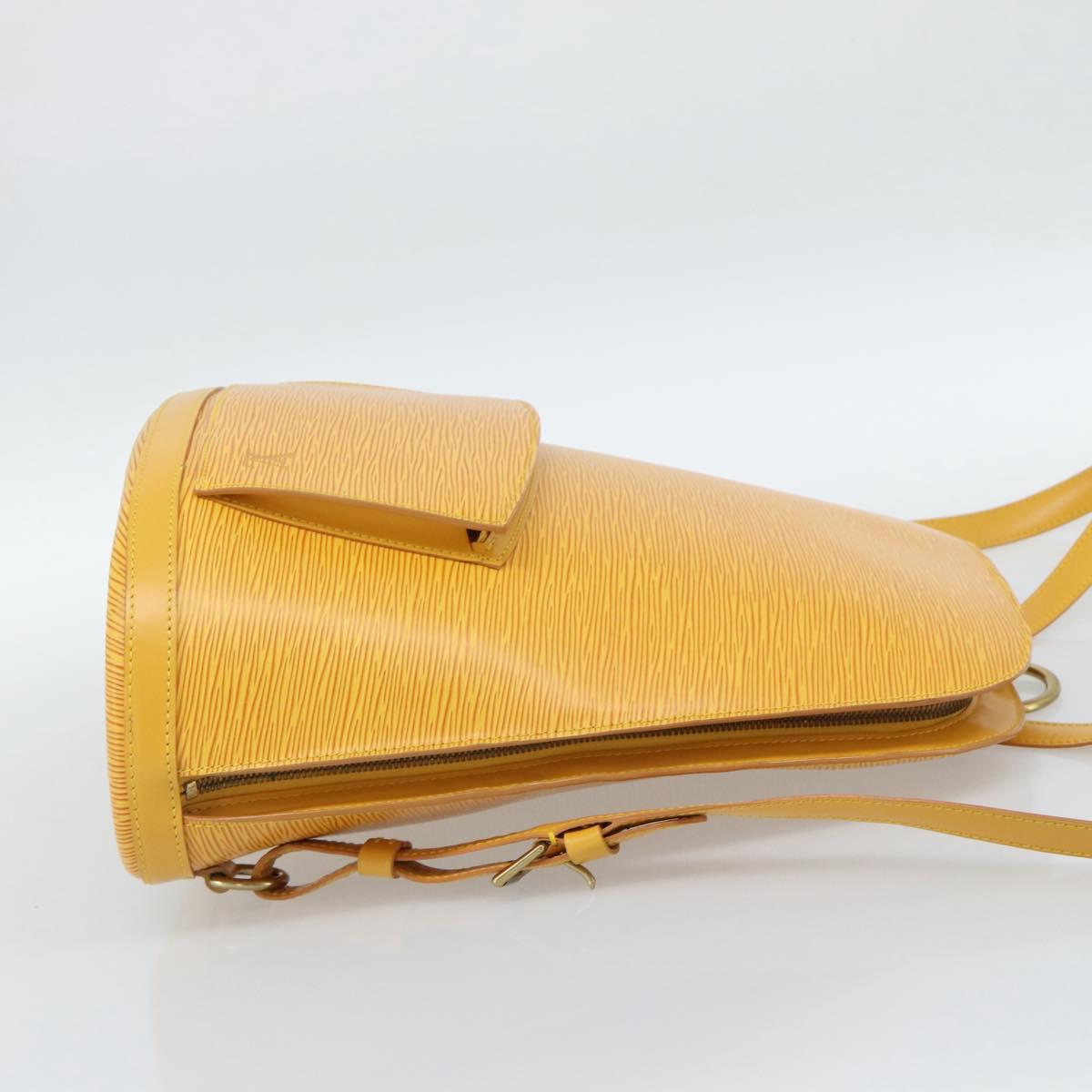 LOUIS VUITTON Epi Coblanc Shoulder Bag Yellow M52293 LV Auth ep14894