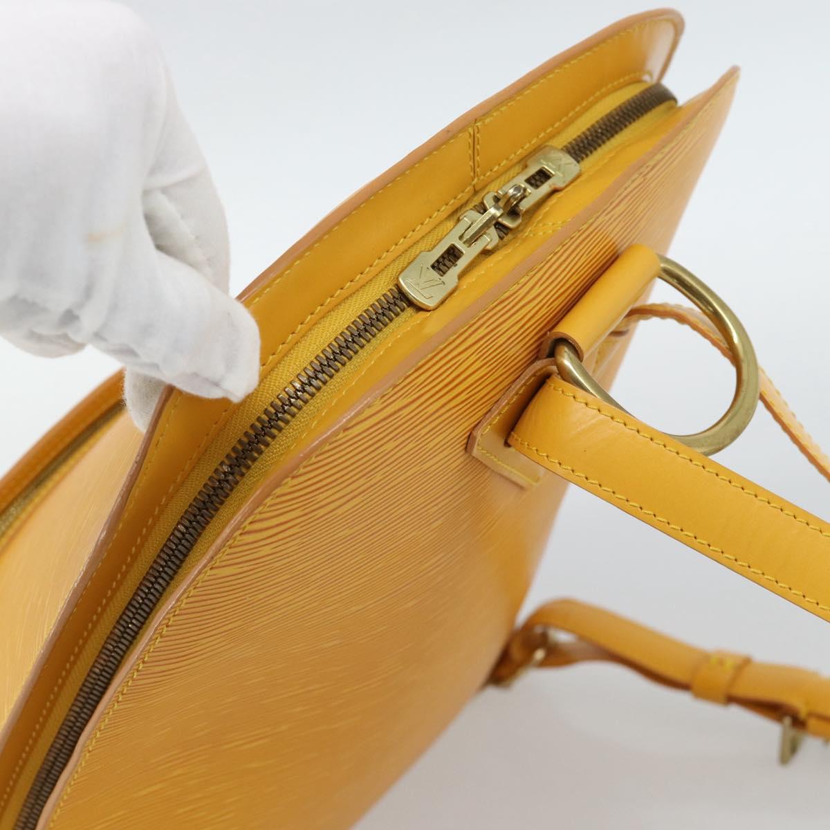 LOUIS VUITTON Epi Coblanc Shoulder Bag Yellow M52293 LV Auth ep14894