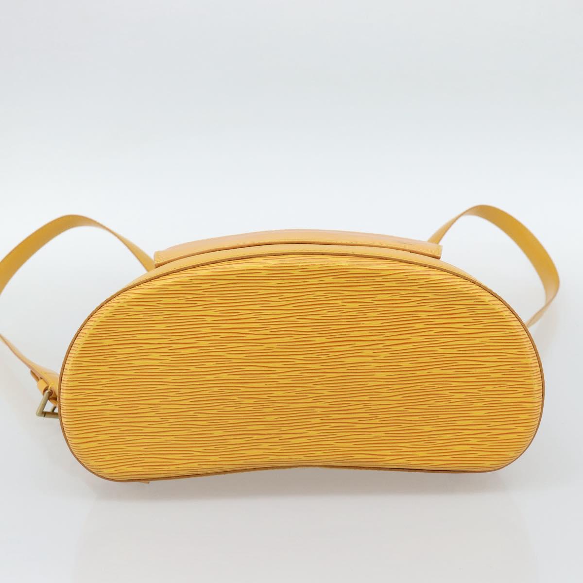 LOUIS VUITTON Epi Coblanc Shoulder Bag Yellow M52293 LV Auth ep14894