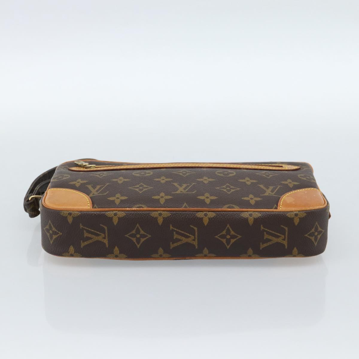 LOUIS VUITTON Monogram Marly Dragonne GM Clutch Bag M51825 LV Auth ep14895