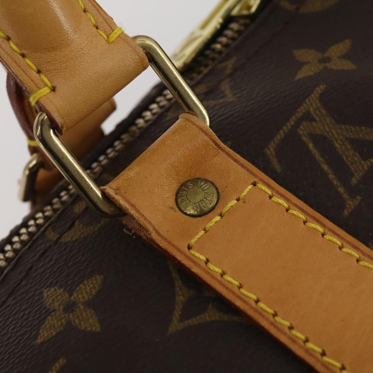 LOUIS VUITTON Monogram Keepall Bandouliere 50 Boston Bag M41416 LV Auth ep14896A