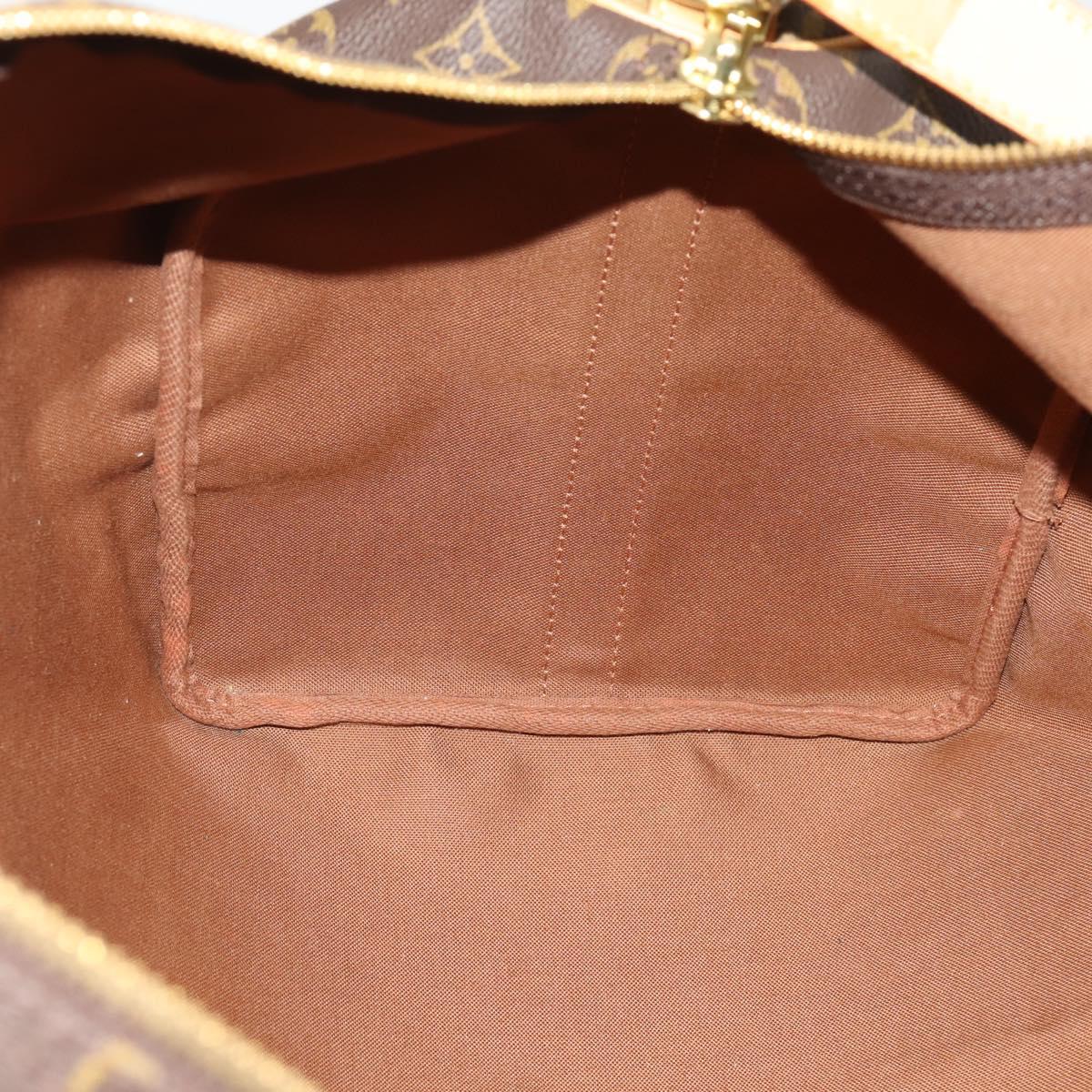 LOUIS VUITTON Monogram Keepall Bandouliere 50 Boston Bag M41416 LV Auth ep14896A