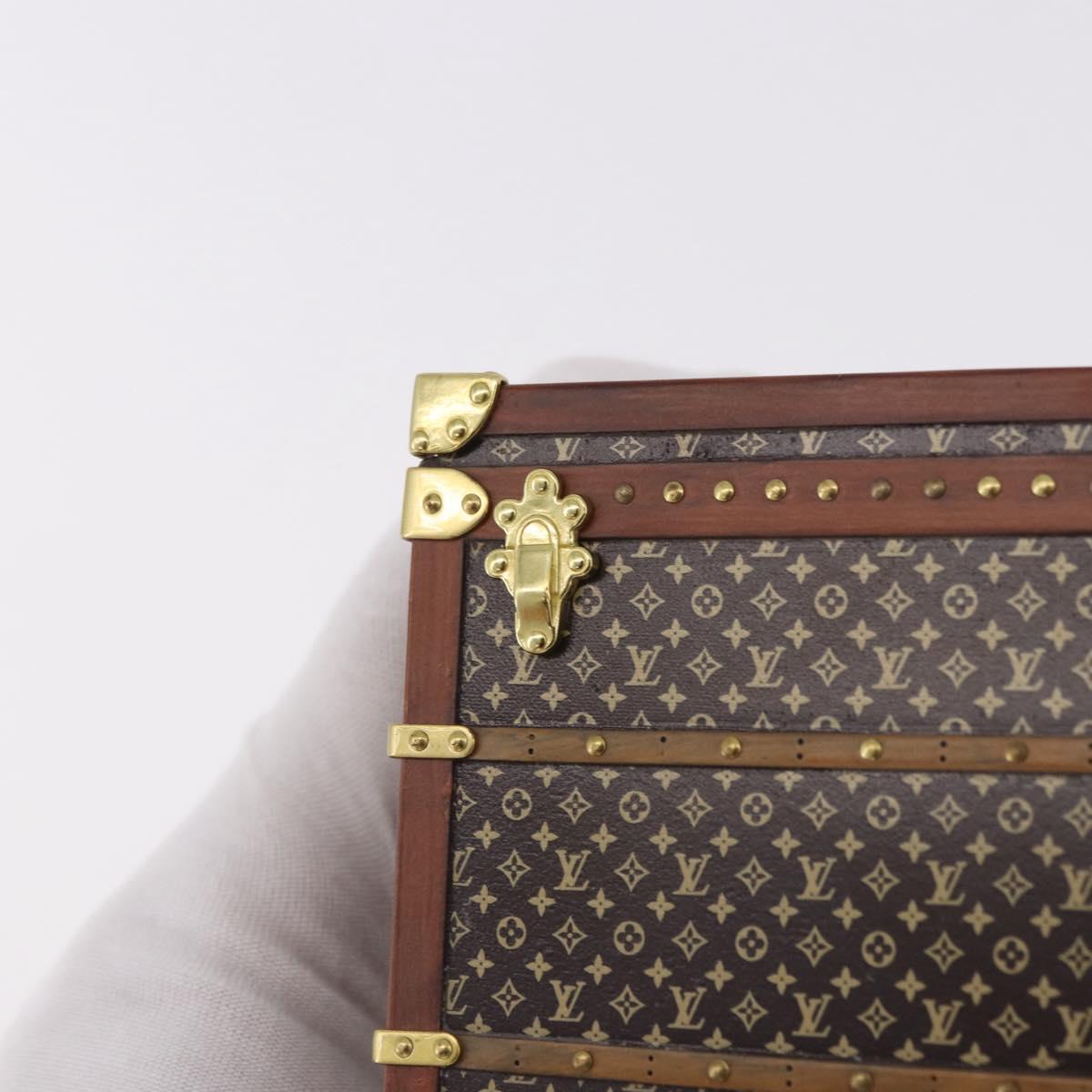 LOUIS VUITTON Miss France Paper Weight Brown M99408 LV Auth ep14897A