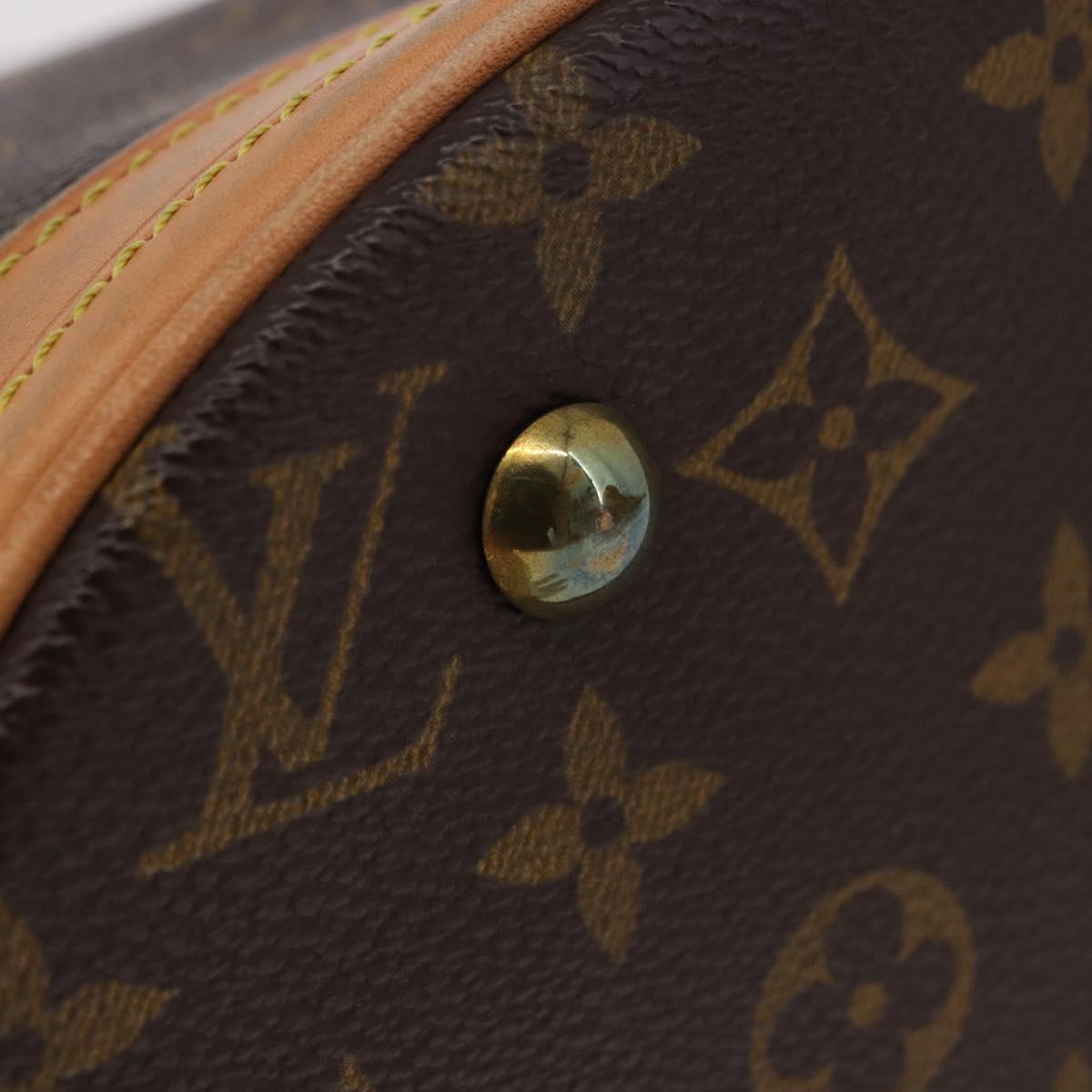 LOUIS VUITTON Monogram Bucket PM Shoulder Bag M42238 LV Auth ep14899V