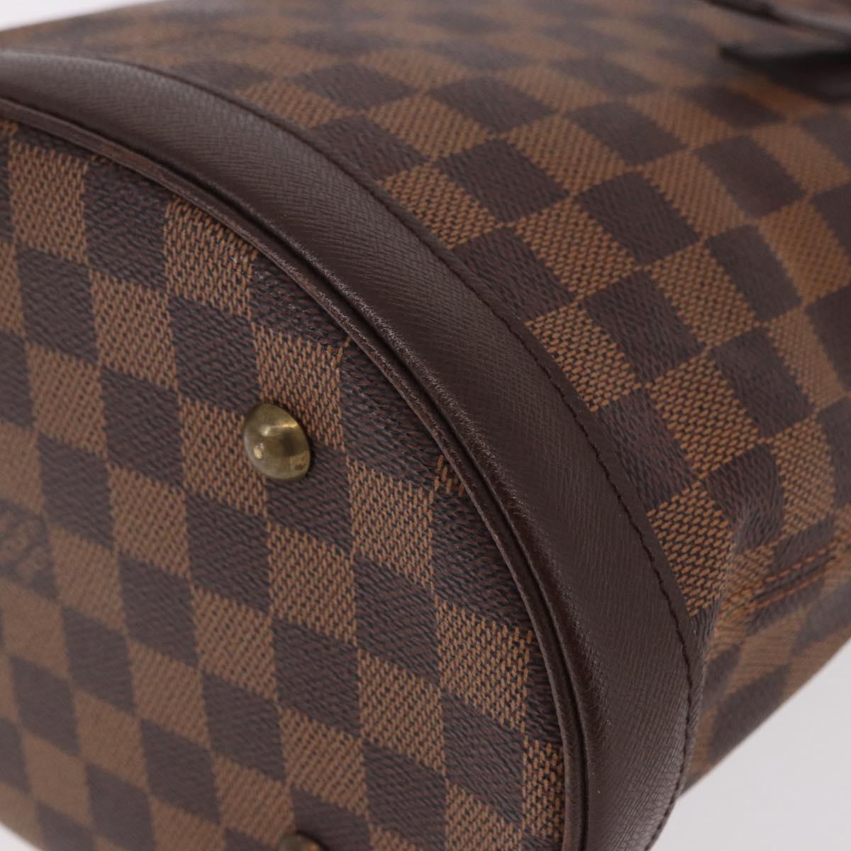 LOUIS VUITTON Damier Ebene Marais Shoulder Bag N42240 LV Auth ep14901V