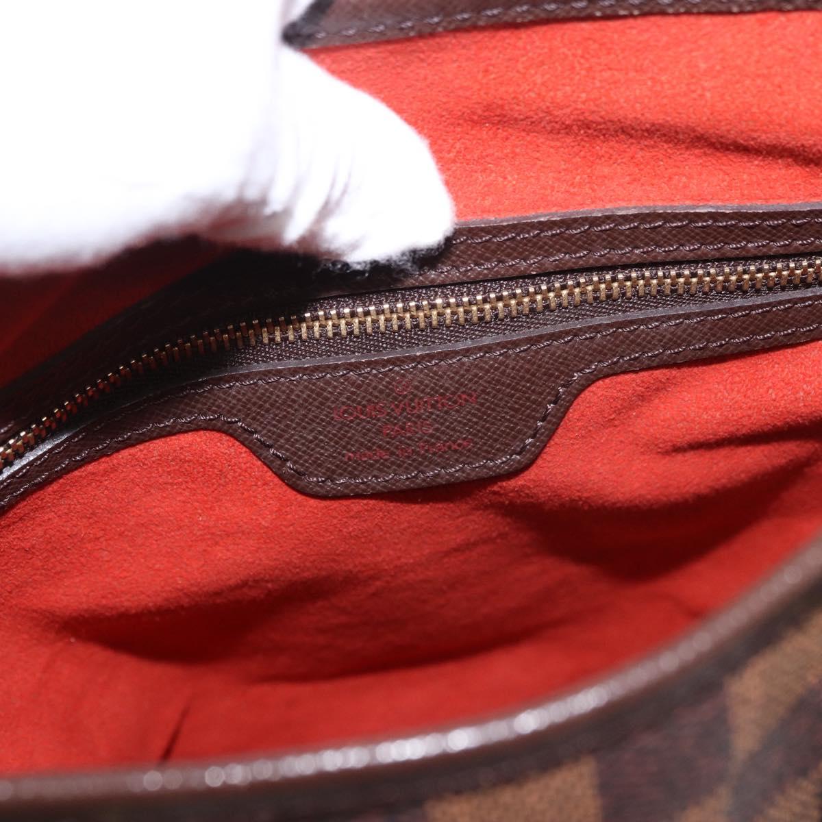 LOUIS VUITTON Damier Ebene Marais Shoulder Bag N42240 LV Auth ep14901V