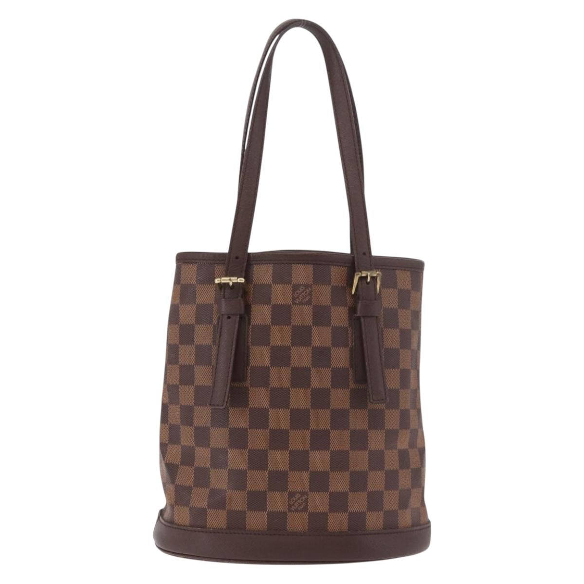 LOUIS VUITTON Damier Ebene Marais Shoulder Bag N42240 LV Auth ep14901V